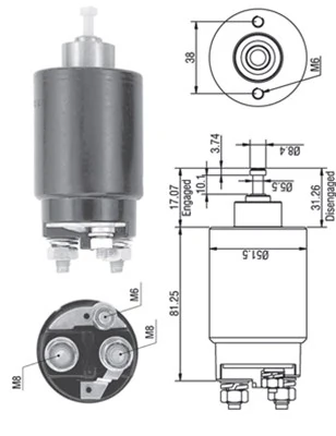 Solenoid Switch, starter